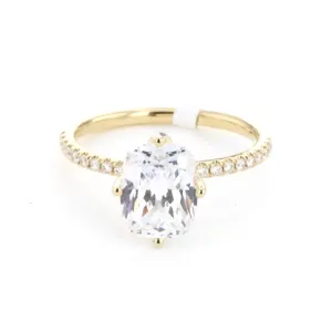 0.14 ctw Diamond Solitaire Engagement Ring