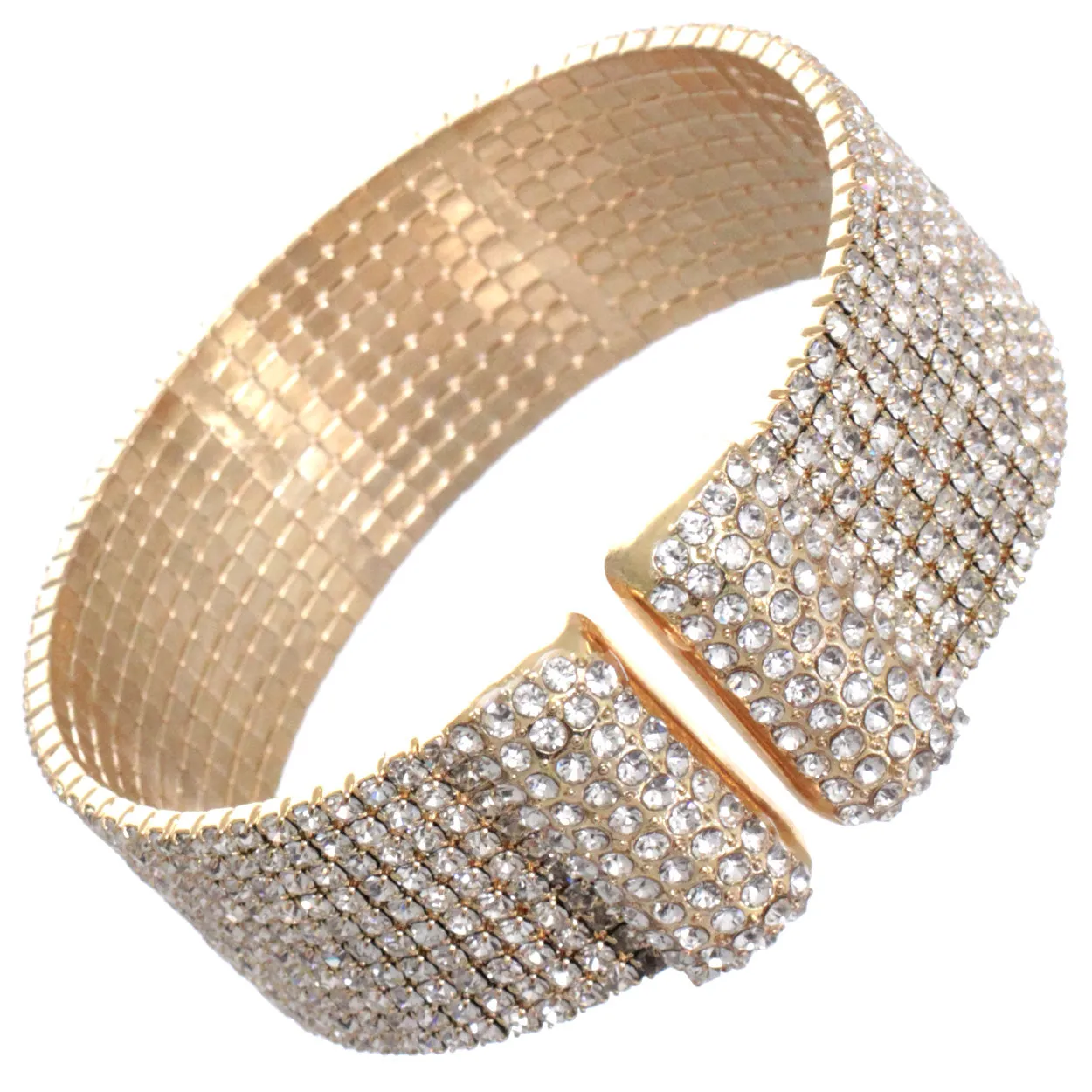 10 Row Crystal Cuff