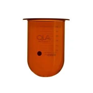 1000mL Amber UltraCenter Precision Glass Vessel