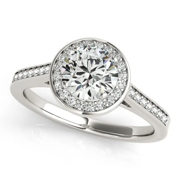 1.5 Ct. Moissanite Wedding Set Engagement Ring and Wedding Band- Toni Set