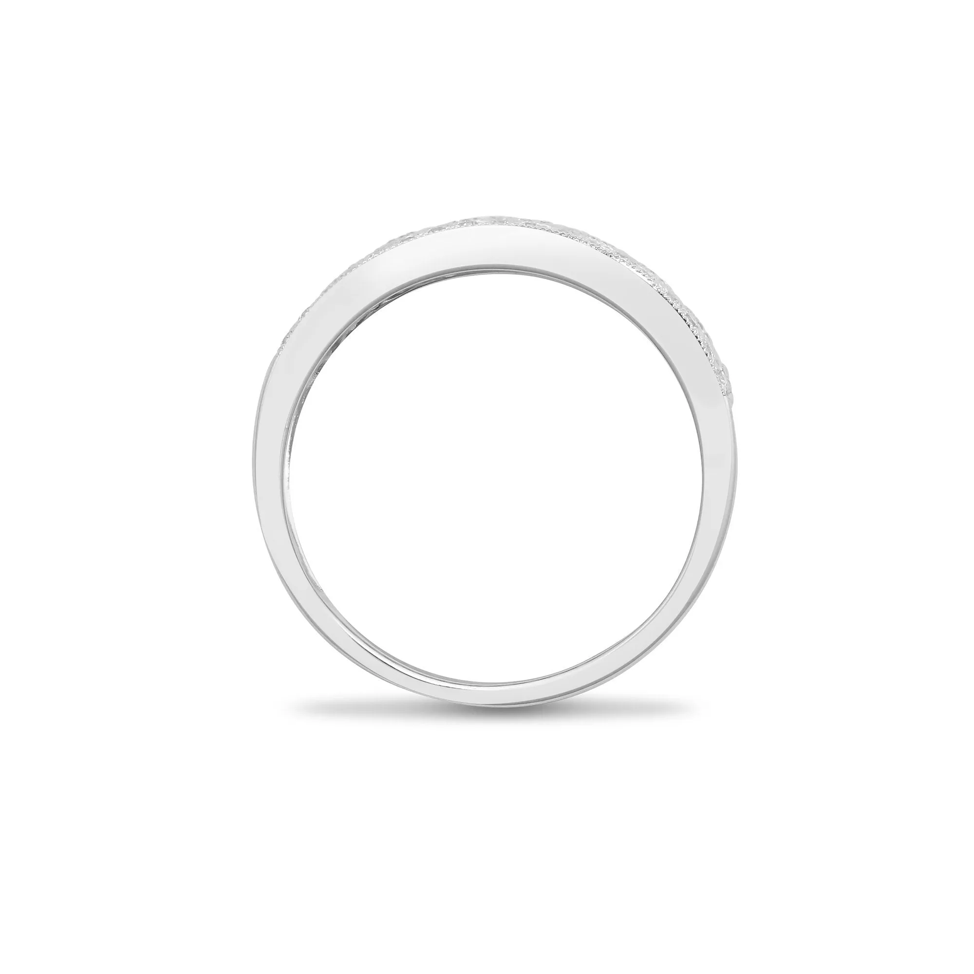 18ct White 1.00ct Dress Ring