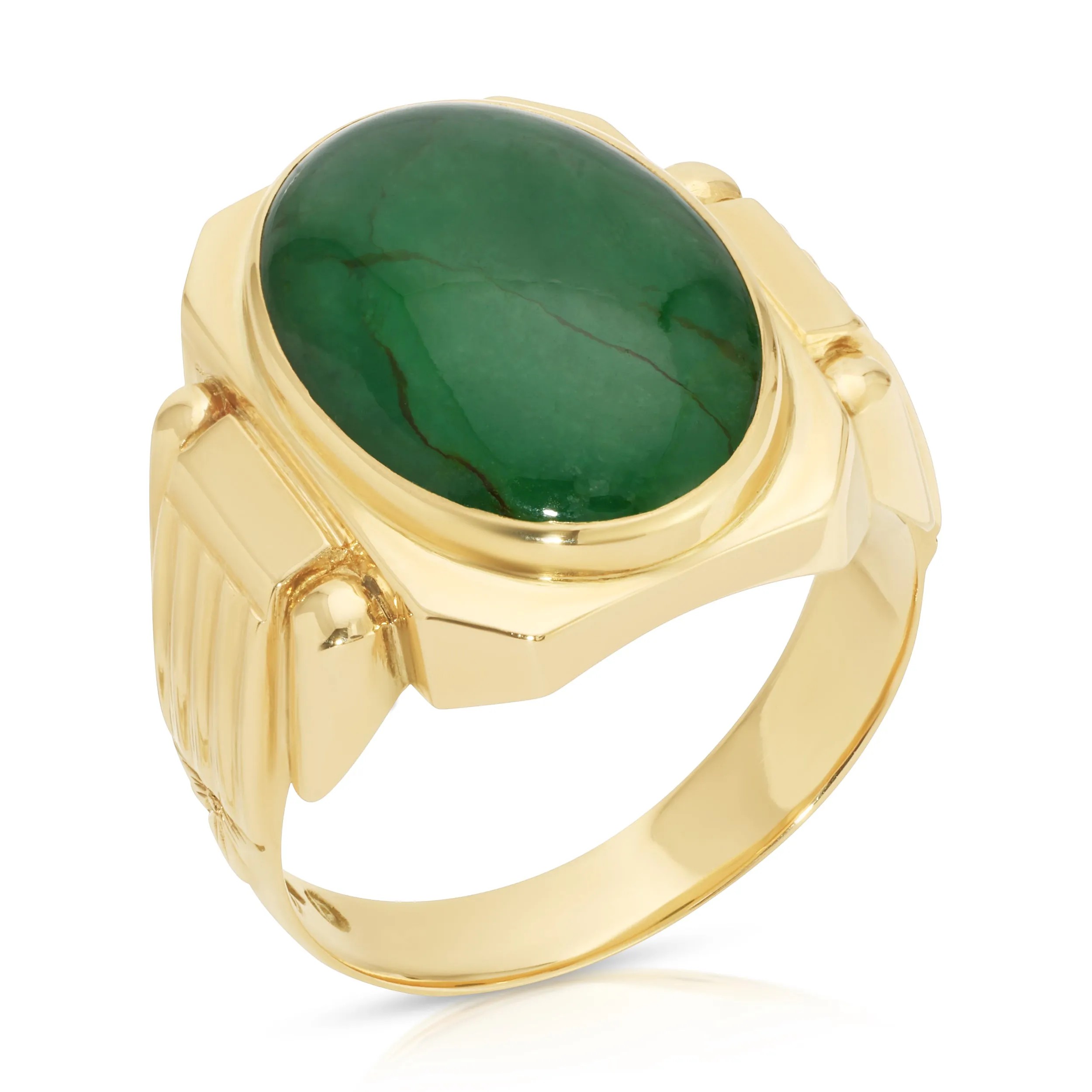 1930s Jade Art Deco Ring