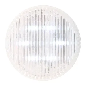 75984 2" WHITE/CLEAR 6 LED SEALED LIGHT, HIGH/LOW, 3 WIRES