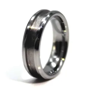 8mm Inlay Tungsten Carbide Ring Core (Bevelled Edge)