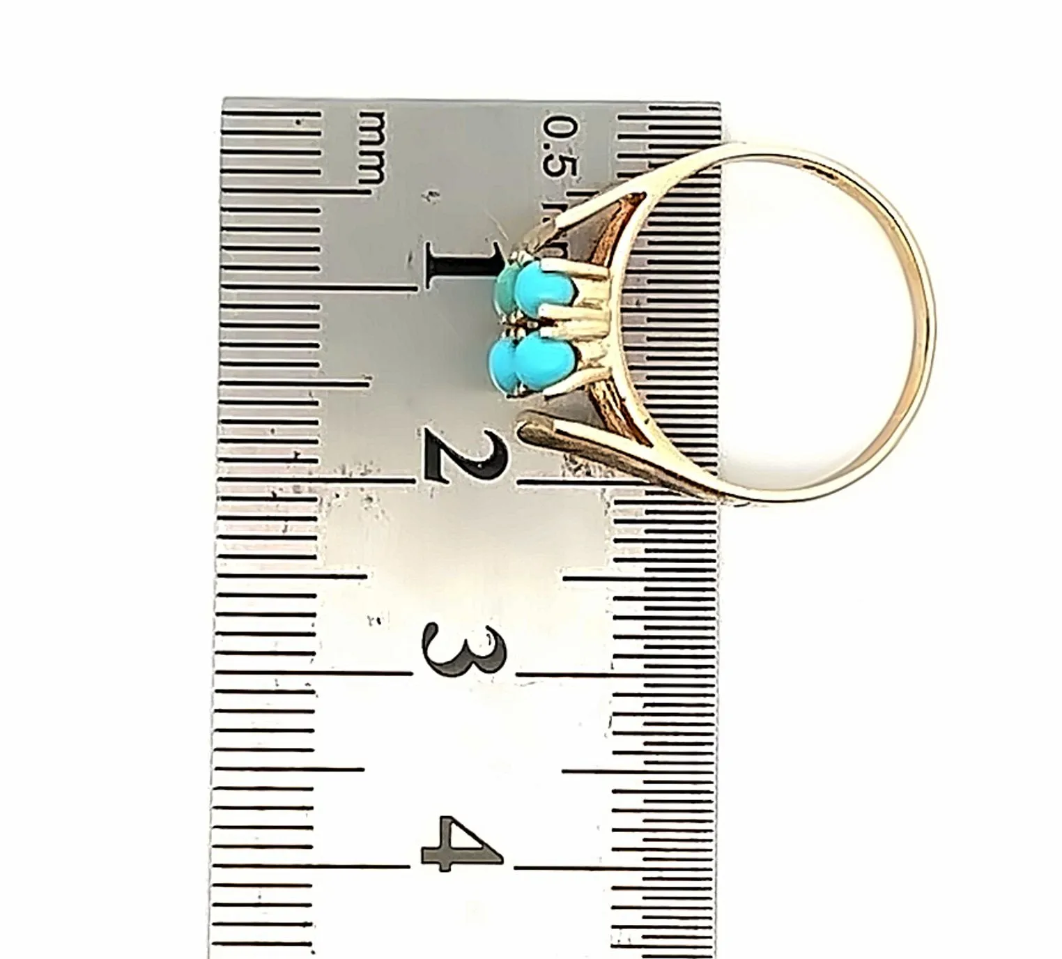 9ct Yellow Gold Turquoise Ring