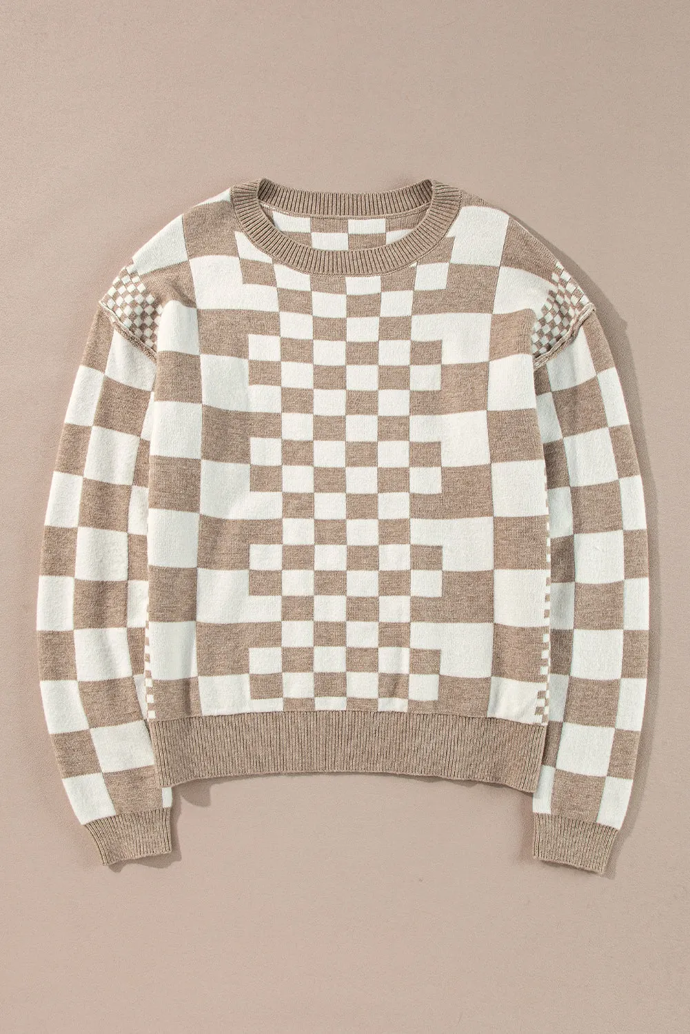 Amber Checkered Sweater