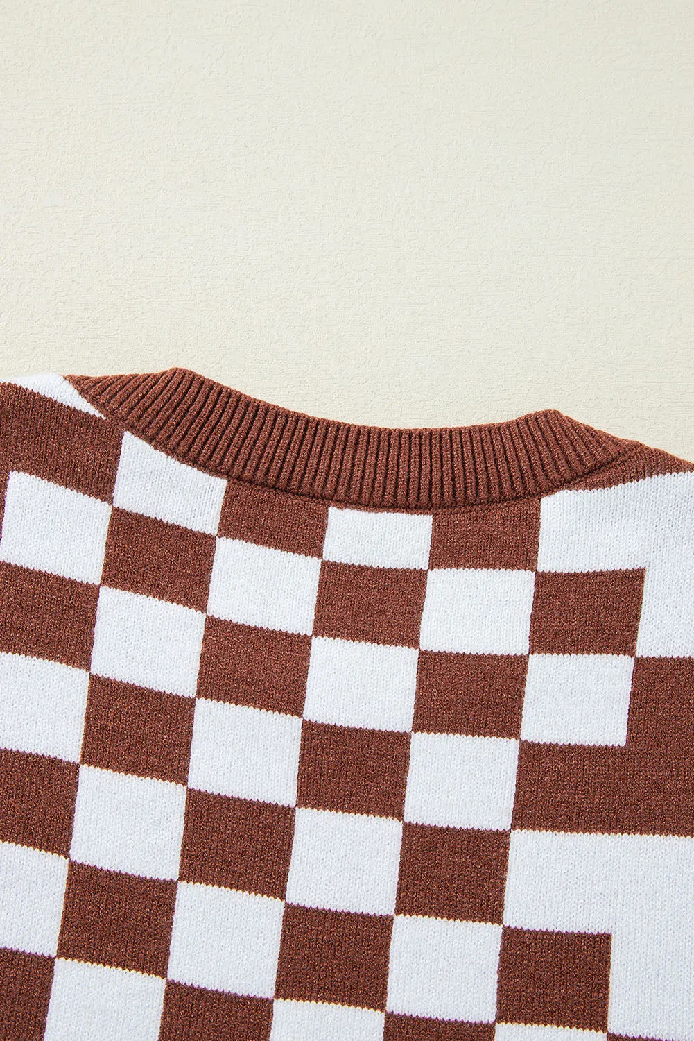 Amber Checkered Sweater