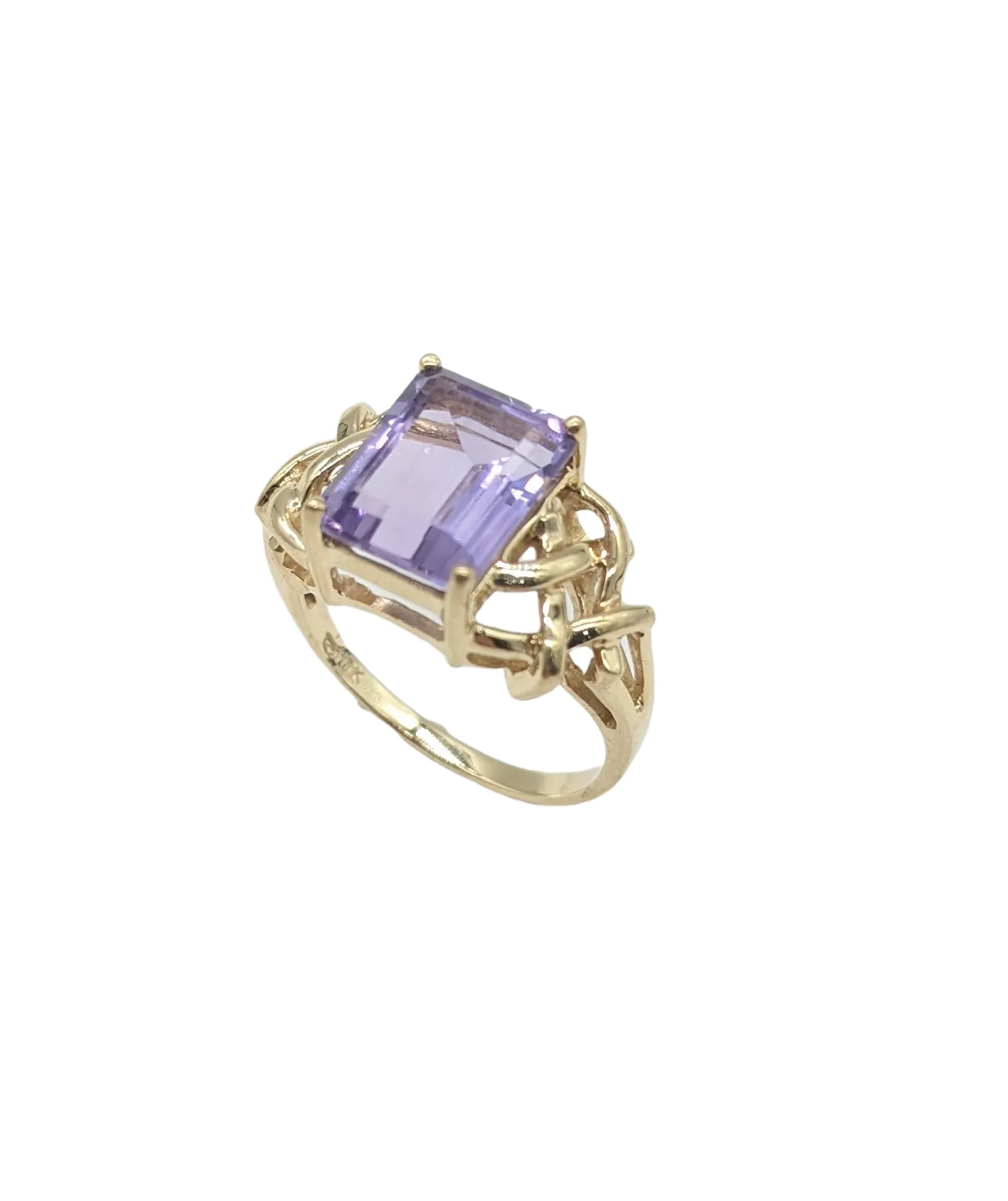 Amethyst Ladies Fashion Ring