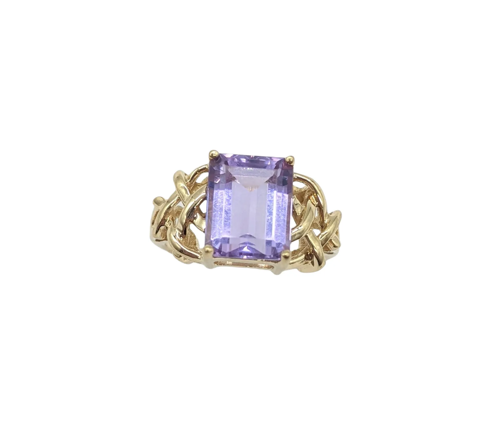 Amethyst Ladies Fashion Ring