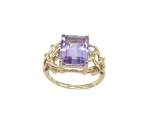 Amethyst Ladies Fashion Ring