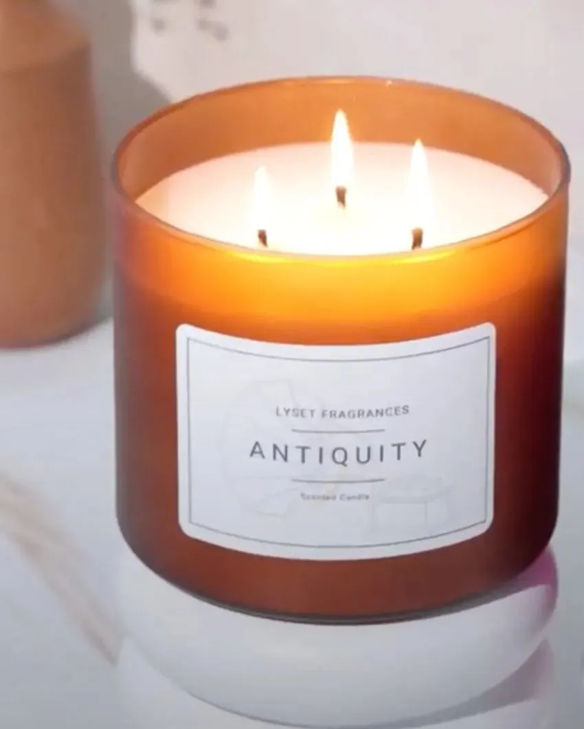 Antiquity Glass Jar Scented Candle