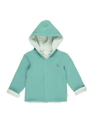 BESS zip-up sweatshirt, jade