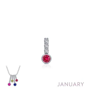 Birthstone Love Pendant | Small