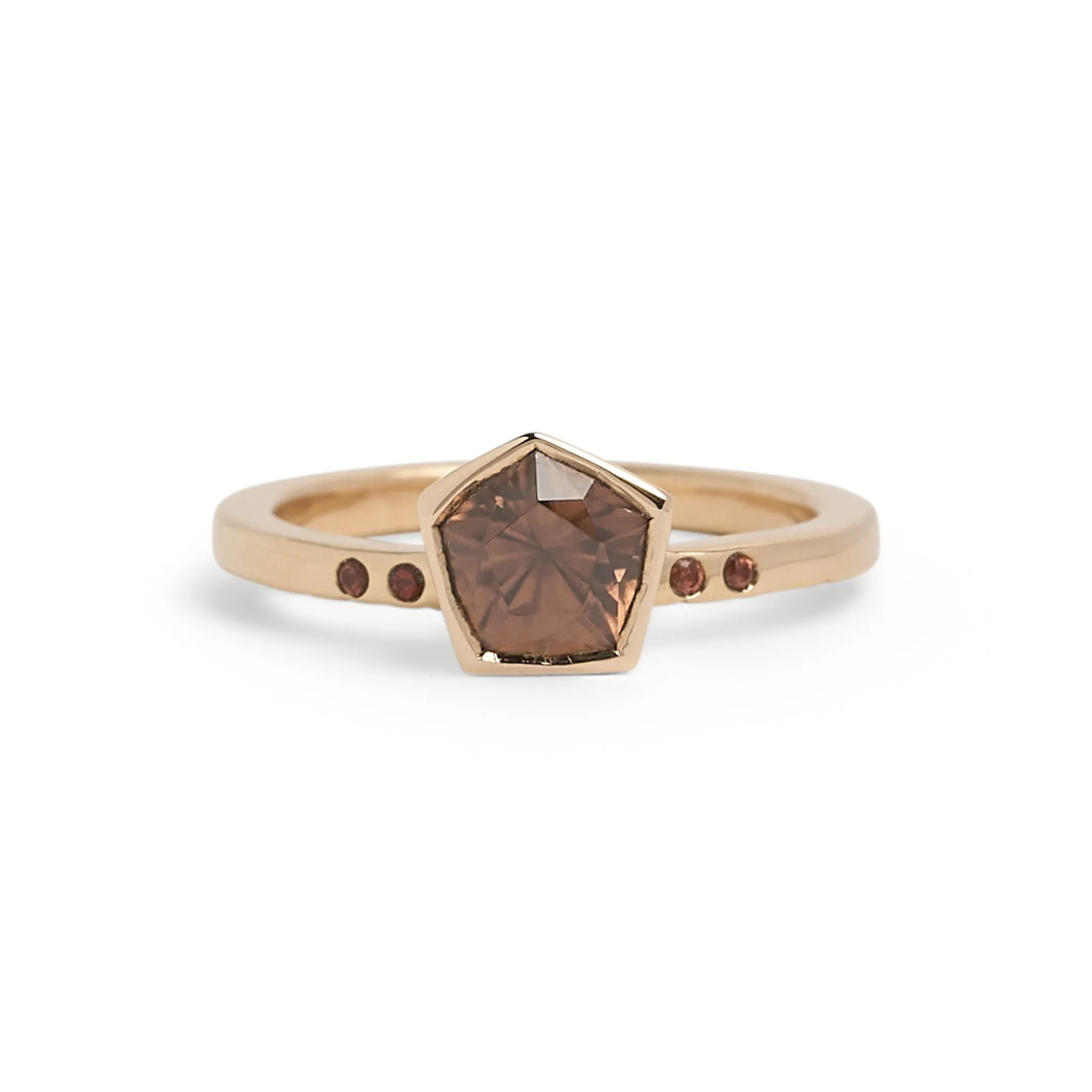 Blush Pentagonal Cut Ring