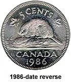 Canada Steel 2005 5 cents  (Elizabeth II) 3.95gr 0.945