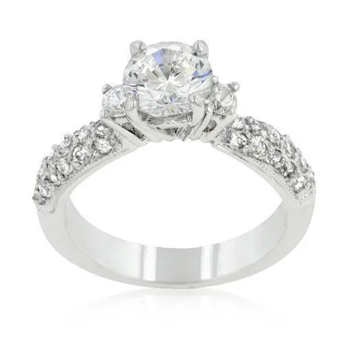 Classic Pave Bridal Ring