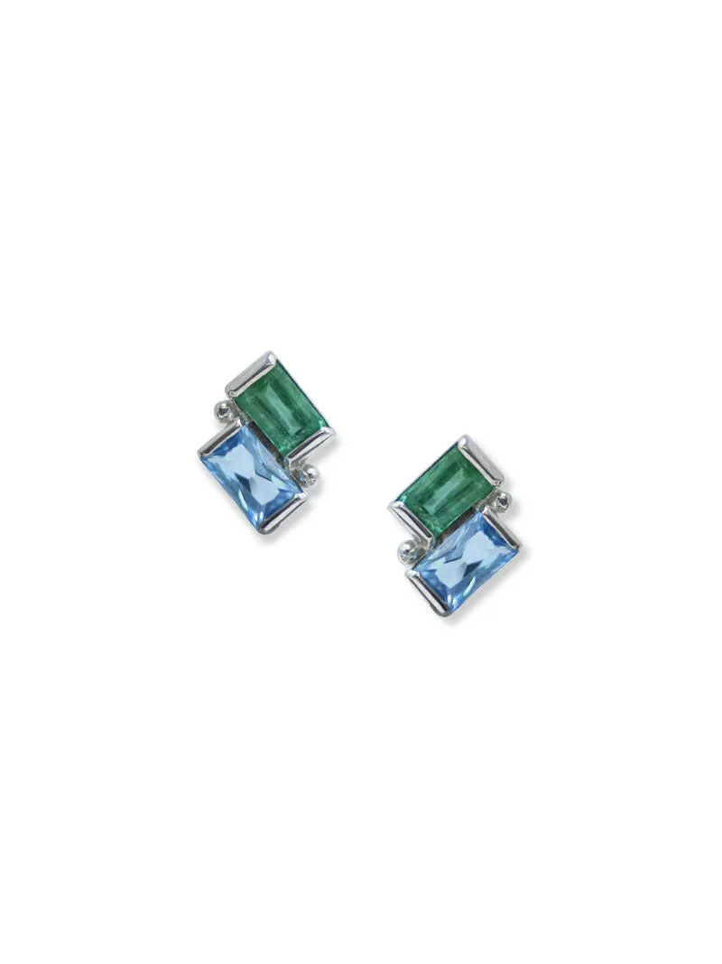 Cléo Deux Carré Studs