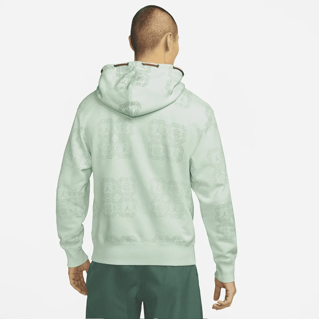 CLOT X JORDAN ALLOVER PRINT FLEECE HOODIE "JADE"