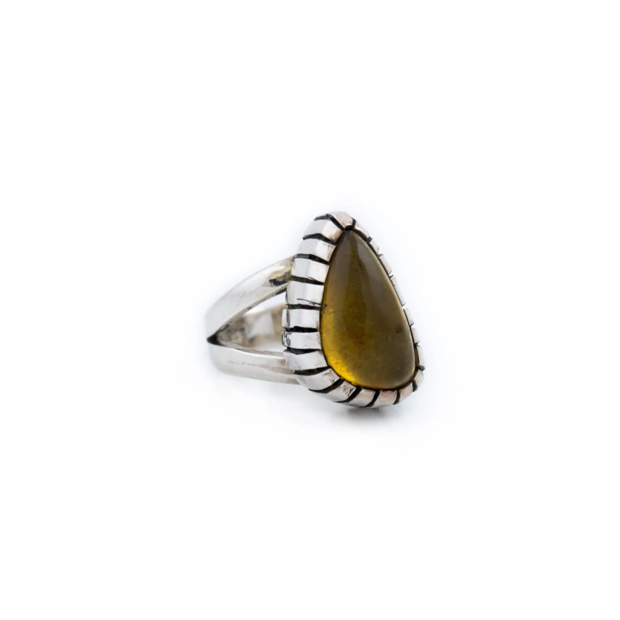 Contemporary Chiapas Amber Ring