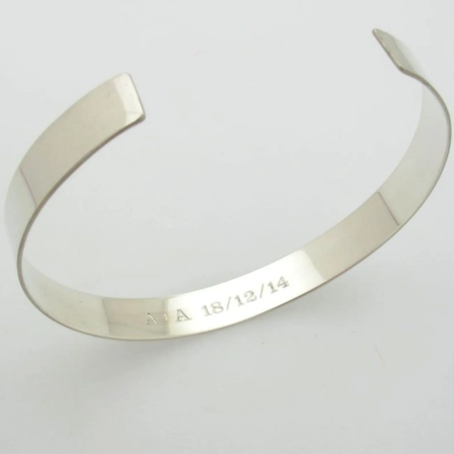 Custom Cuff Anniversary Name And Date