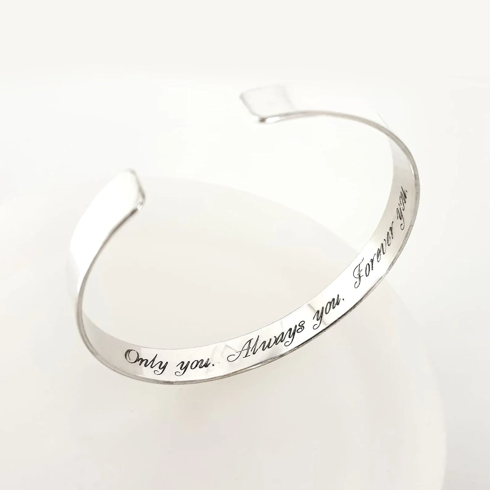 Custom Cuff Anniversary Name And Date