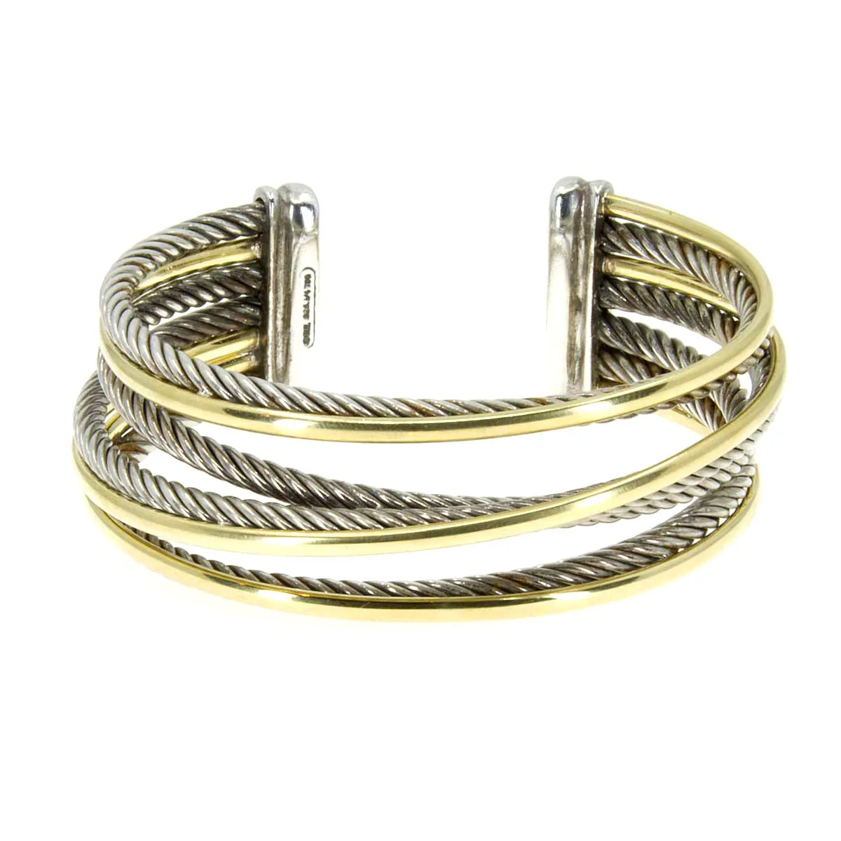 David Yurman Crossover 7 Row Cuff Bracelet