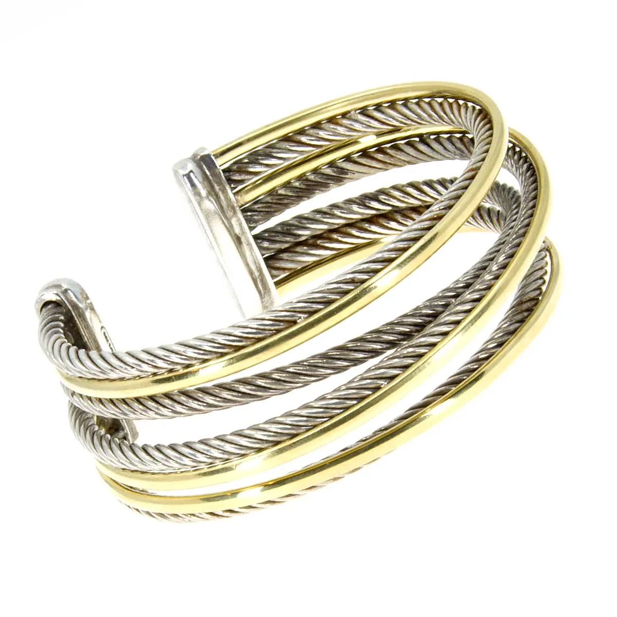 David Yurman Crossover 7 Row Cuff Bracelet