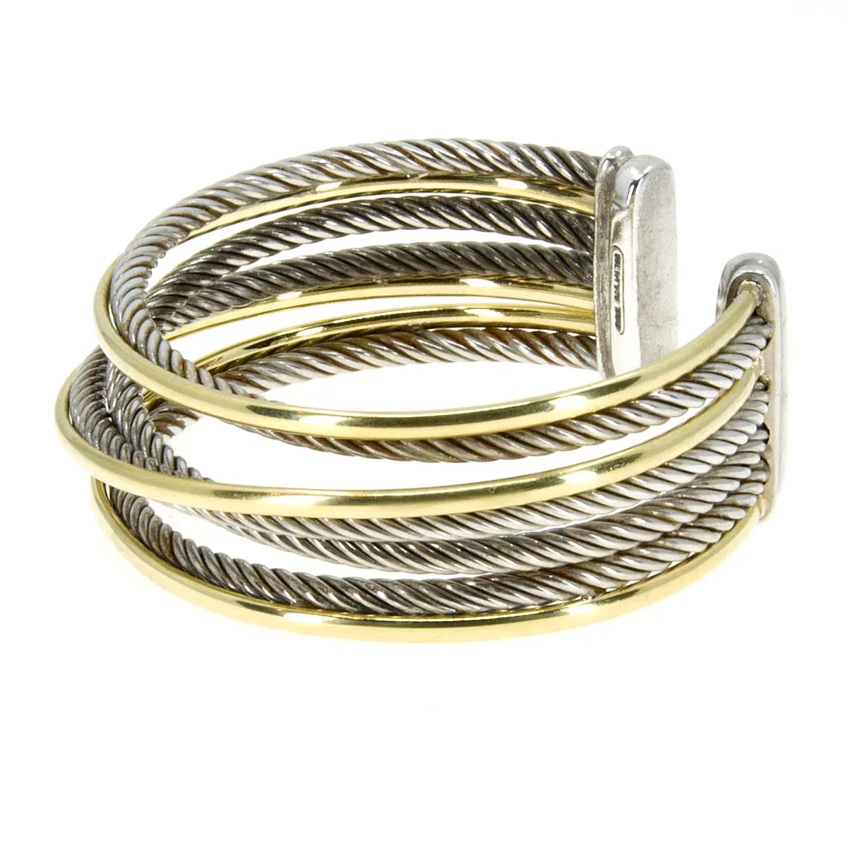 David Yurman Crossover 7 Row Cuff Bracelet