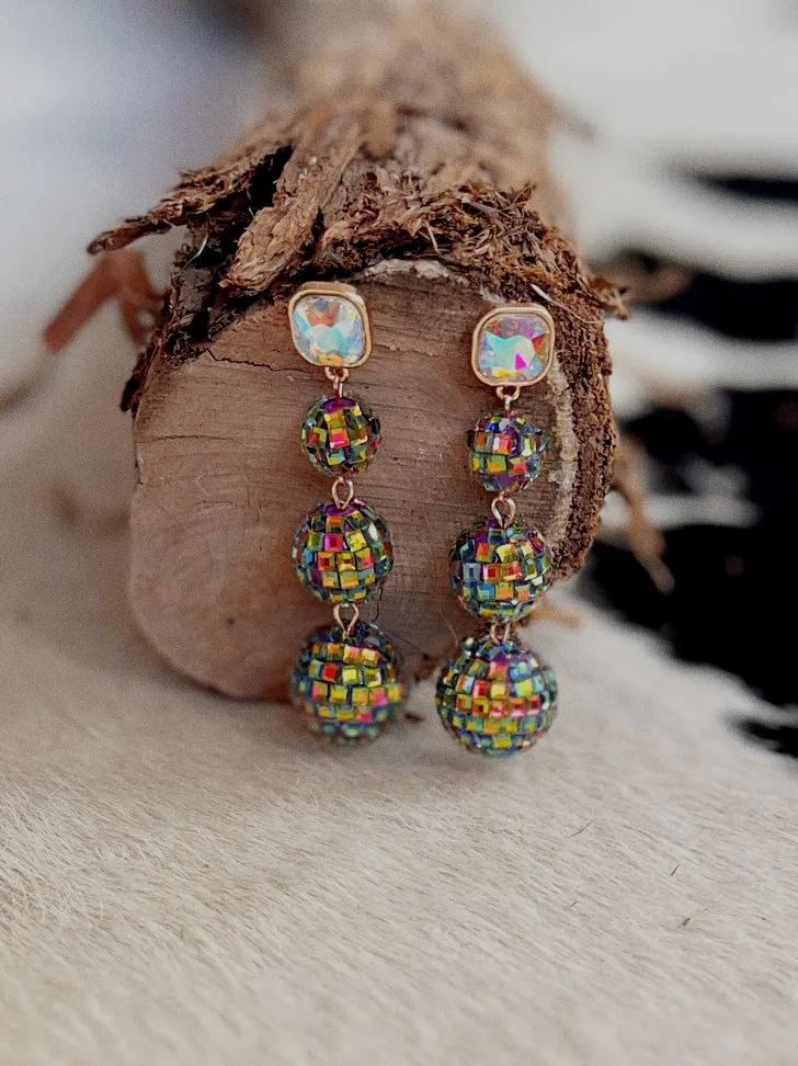 Disco Ball Earrings