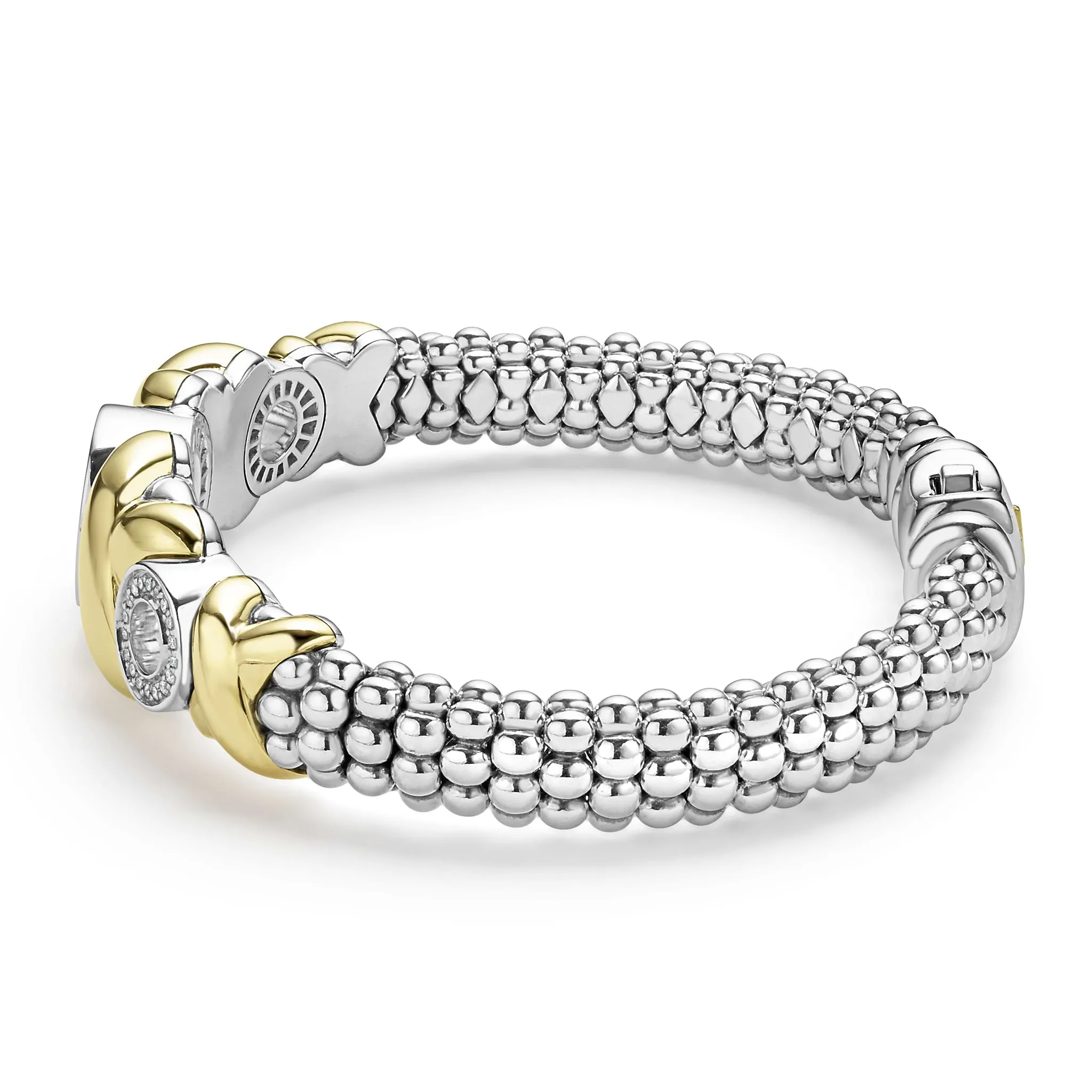 Embrace 18K Gold XO Diamond Bracelet