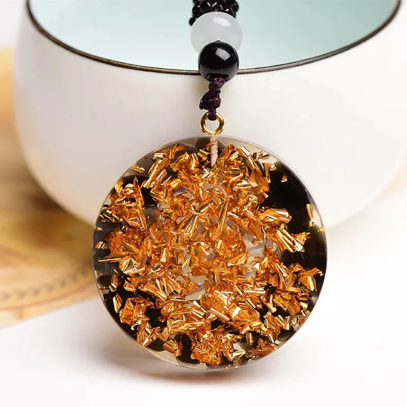 Energy Generator Orgone Eye Pendant Necklace - Balance & Protection