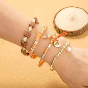 Ethnic Style Jewelry,  Multiple Beaded Love Bracelets