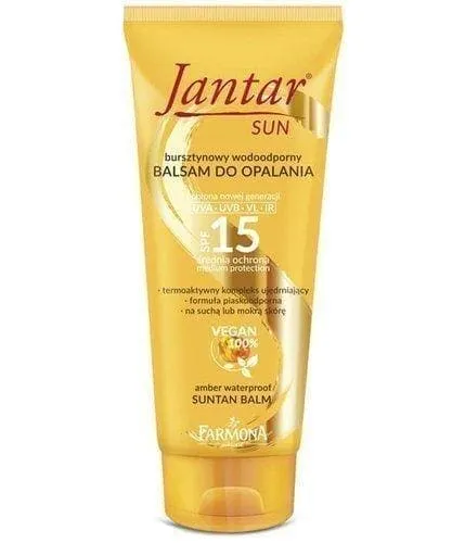 FARMONA JANTAR SUN Amber waterproof sunscreen lotion SPF15 200ml