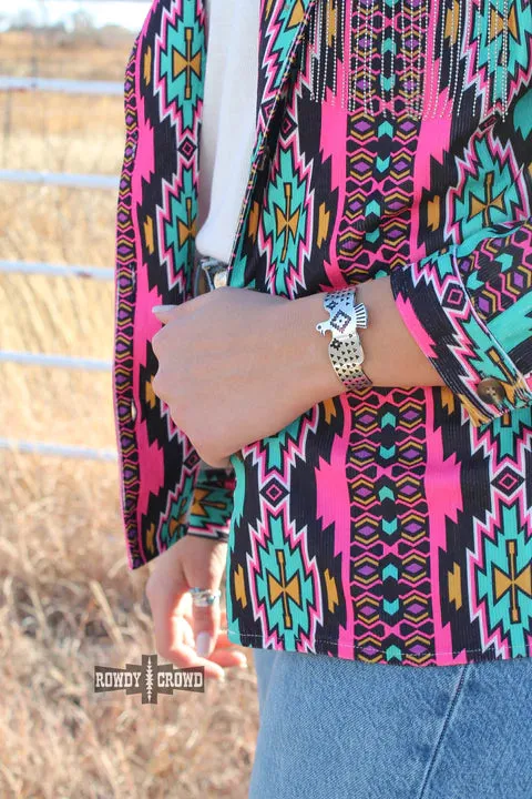 Fly Away Thunderbird Silver Cuff Bracelet - Cowgirl Jewelry