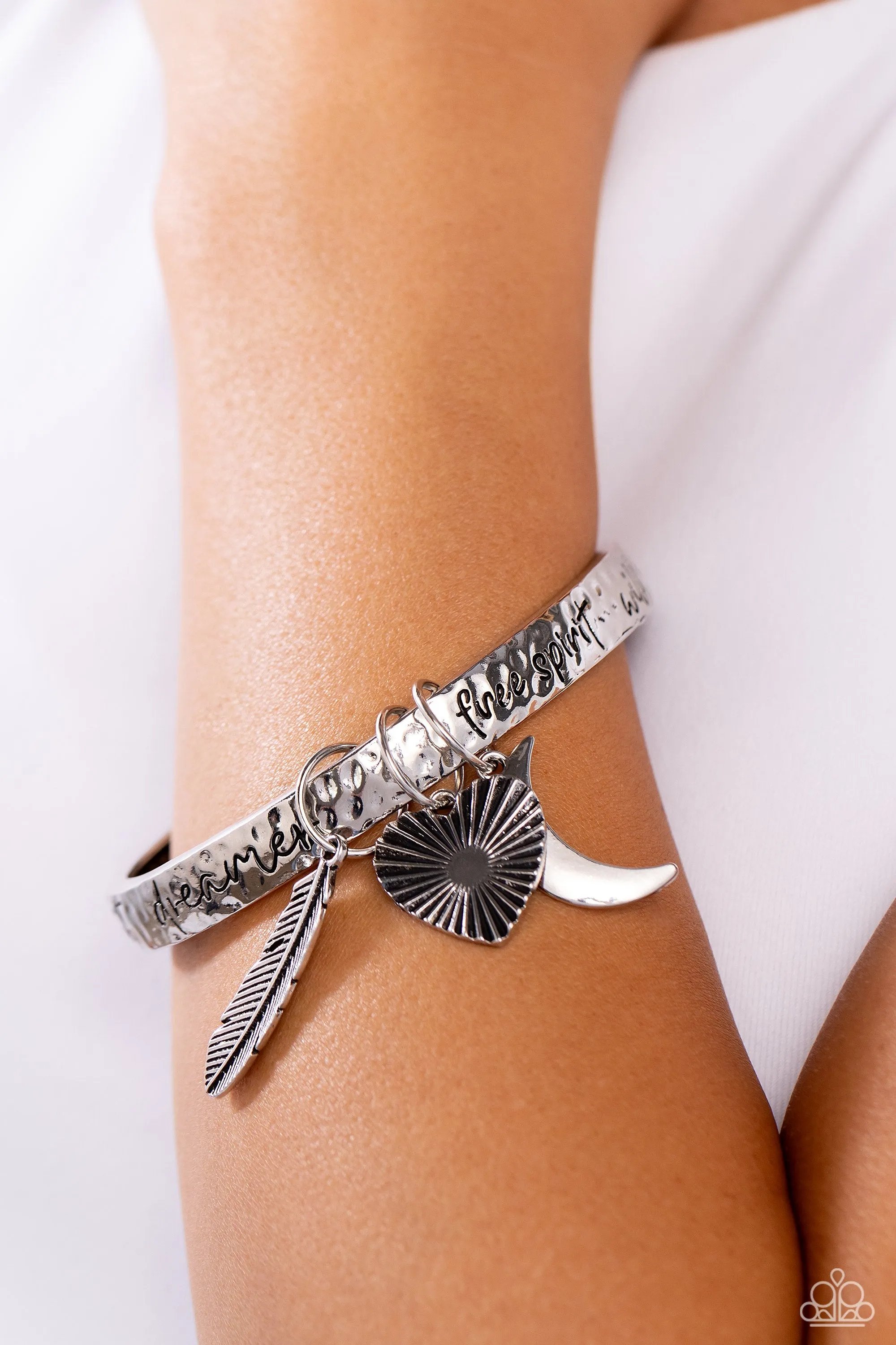 Free-Spirited Fantasy - Silver Bracelet