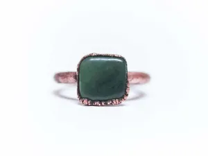 Genuine Jade Ring | Jade stacking ring