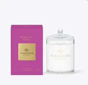 Glasshouse Music City Magic Candle 2.1 oz