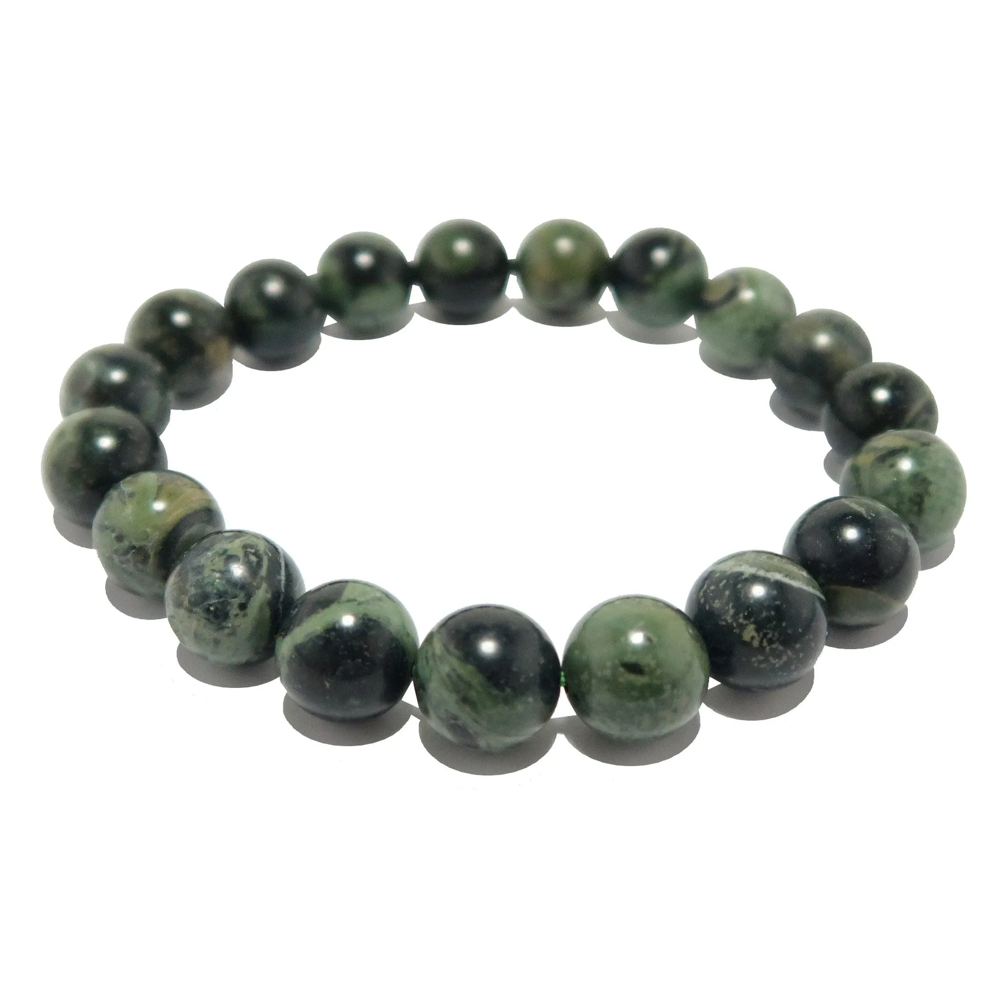 Green Jasper Bracelet Crocodile