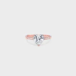 Heart Zircon 925 Sterling Silver Ring