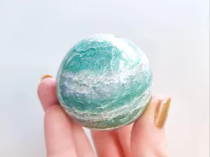 Himalayan Green Jade Crystal Sphere