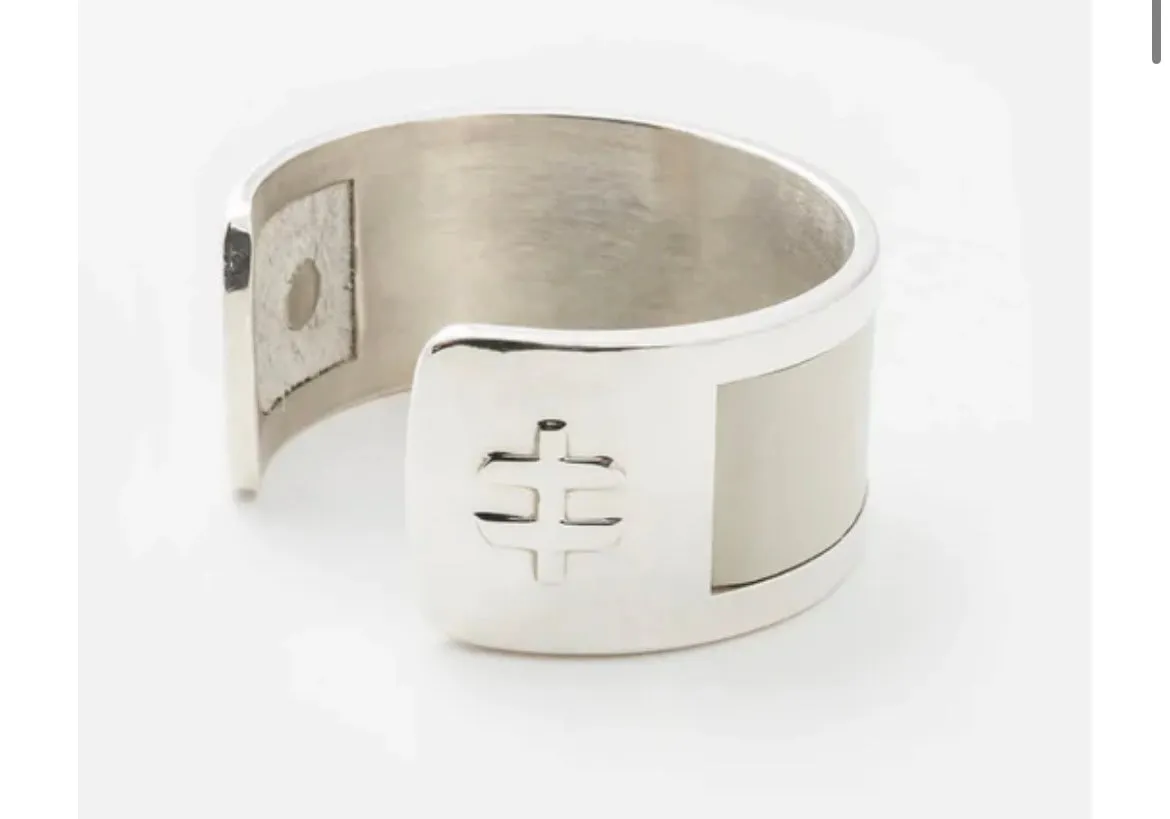 Hyde 47 OG2 Brushed Silver Medium Cuff