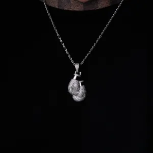 Iced out Glove Pendant