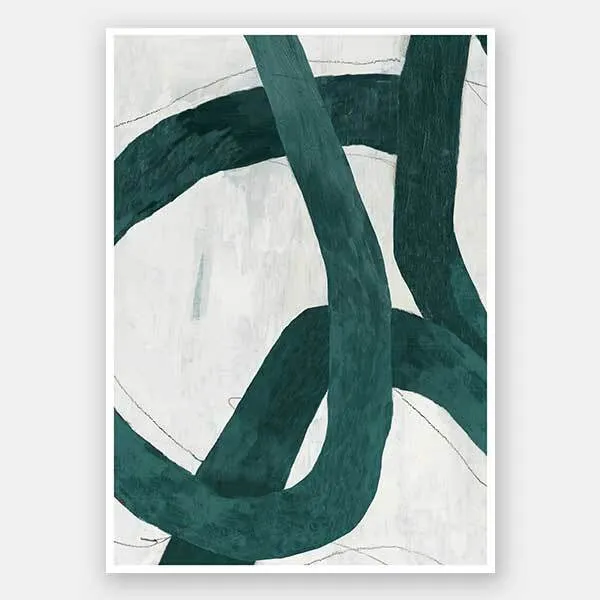 Jade Coil I Unframed Art Print