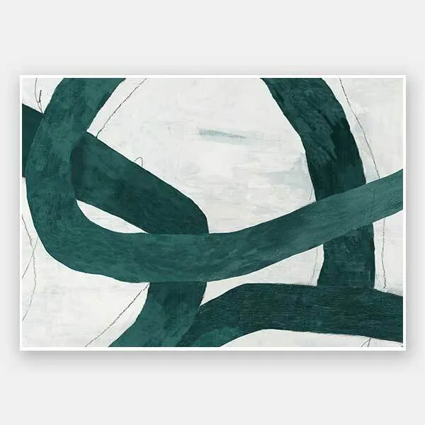 Jade Coil I Unframed Art Print