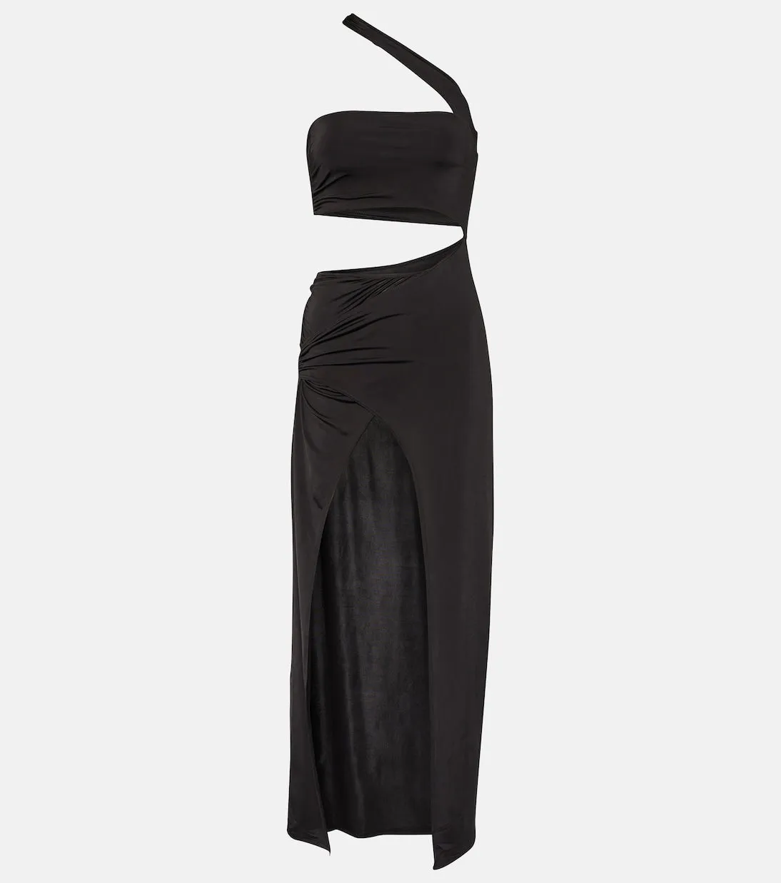 Jade Swim gava cutout maxi dress, black