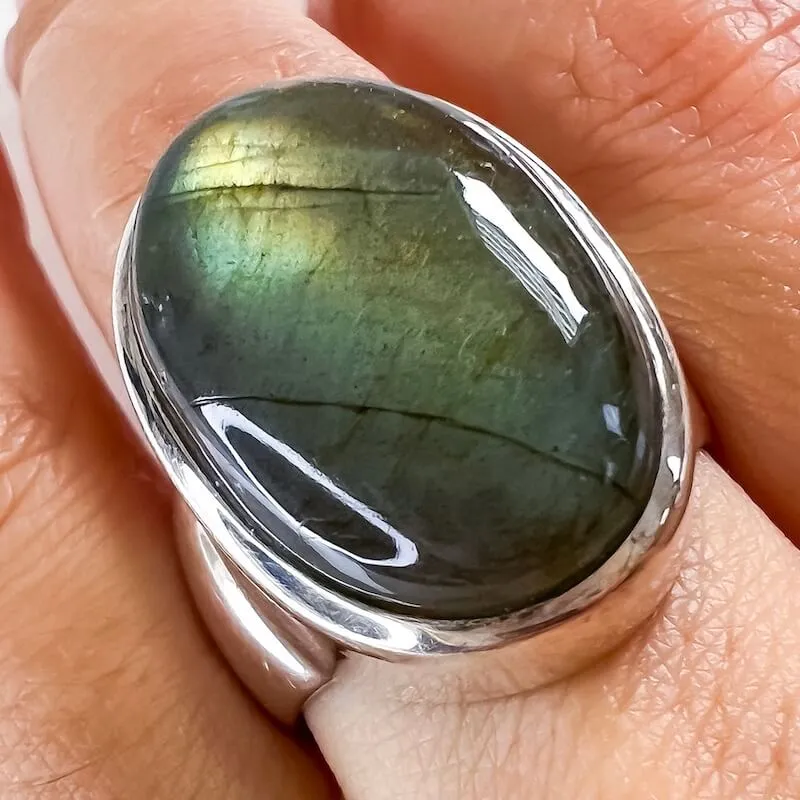 Labradorite Sterling 925 Silver Ring