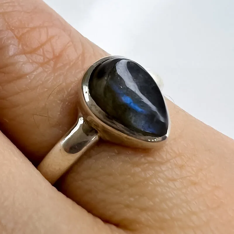 Labradorite Sterling 925 Silver Ring