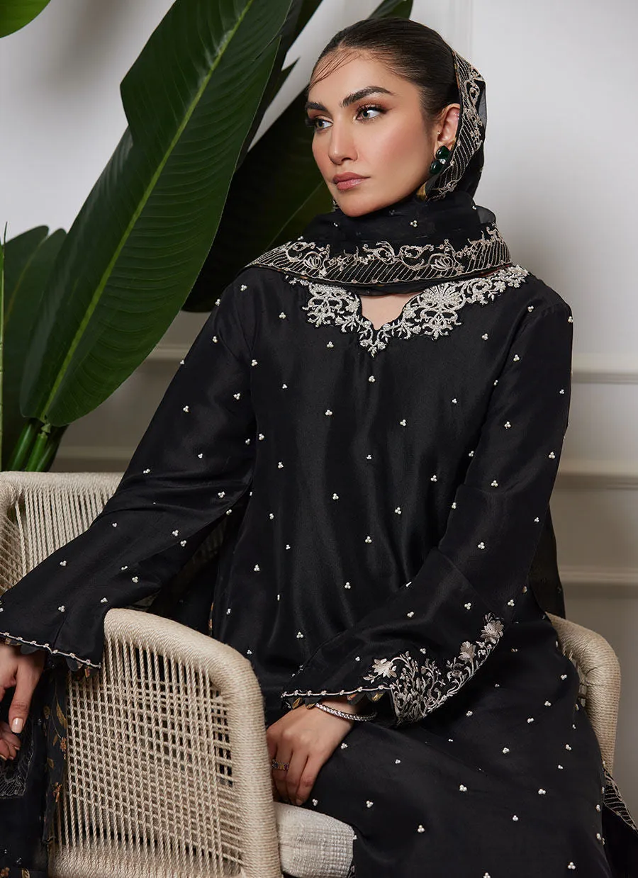 Lea Autumn Winter '23 - Nubia Onyx Shirt And Dupatta