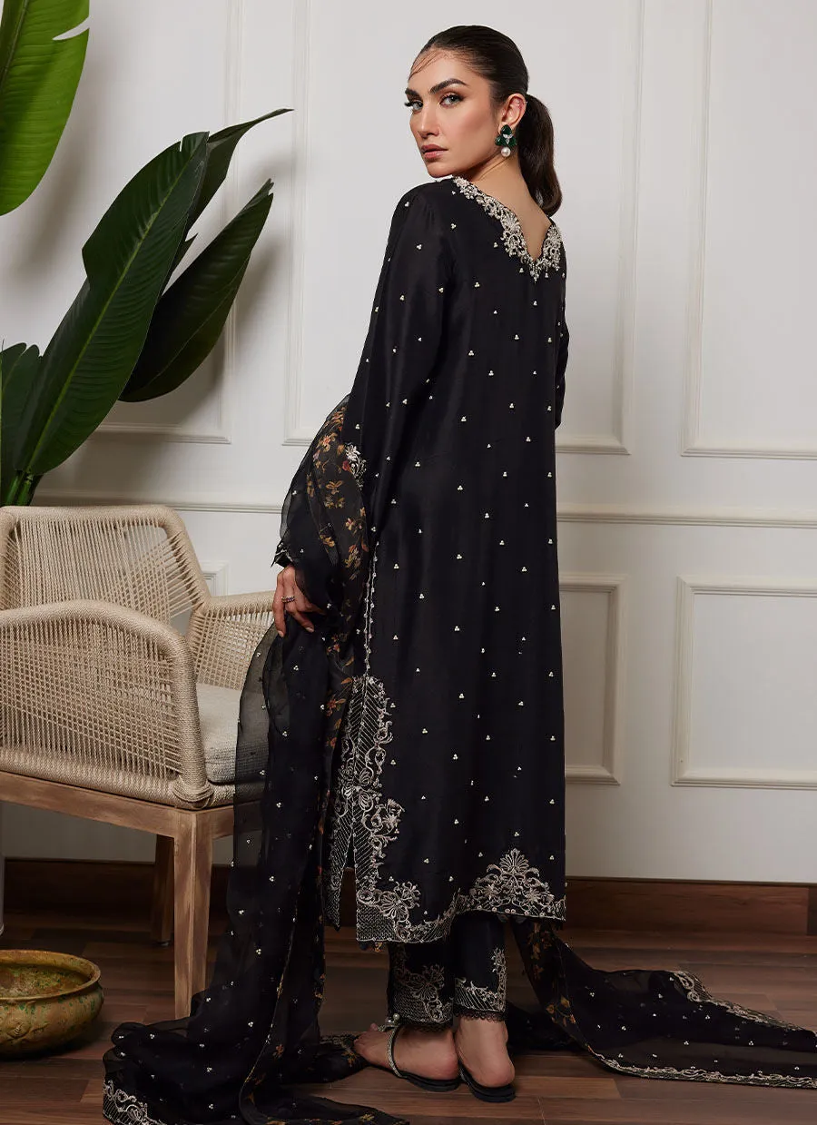 Lea Autumn Winter '23 - Nubia Onyx Shirt And Dupatta