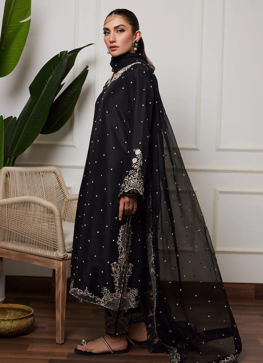 Lea Autumn Winter '23 - Nubia Onyx Shirt And Dupatta